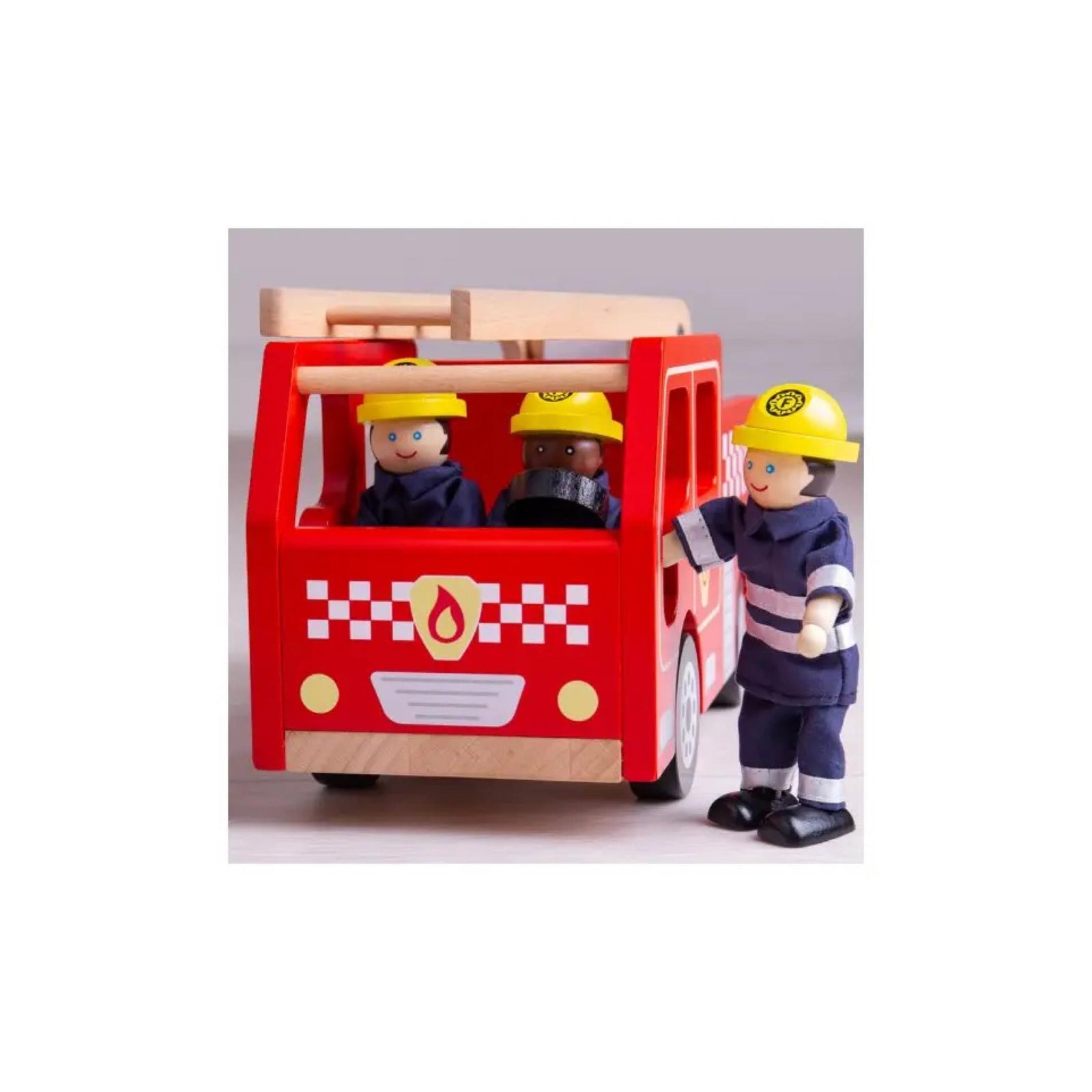 Wooden City Fire Engine Truck