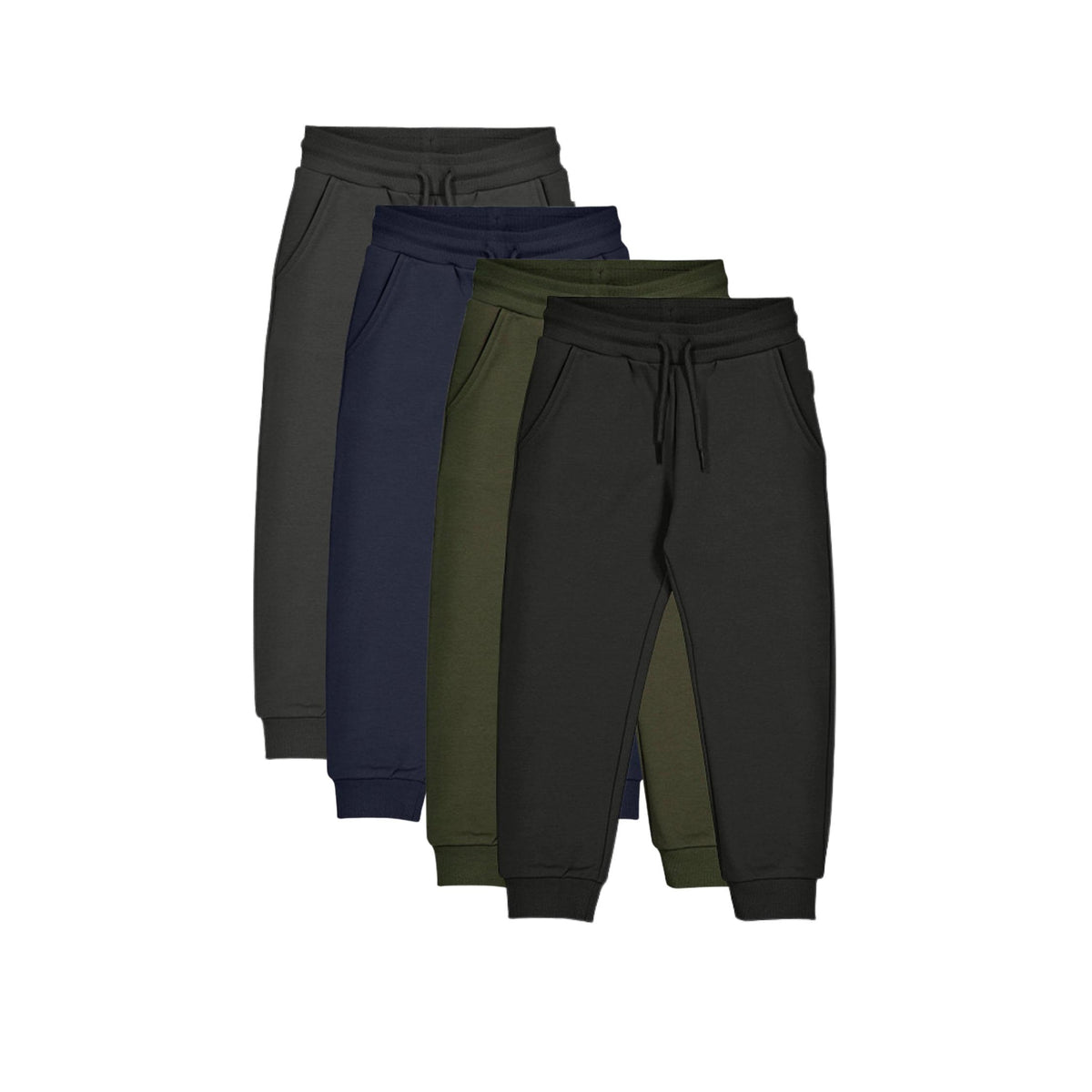 Basic Cuffed Cotton Fleece Boys’ Trouser