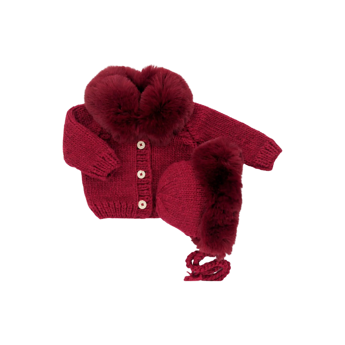 Cuddle Bonnet Crimson