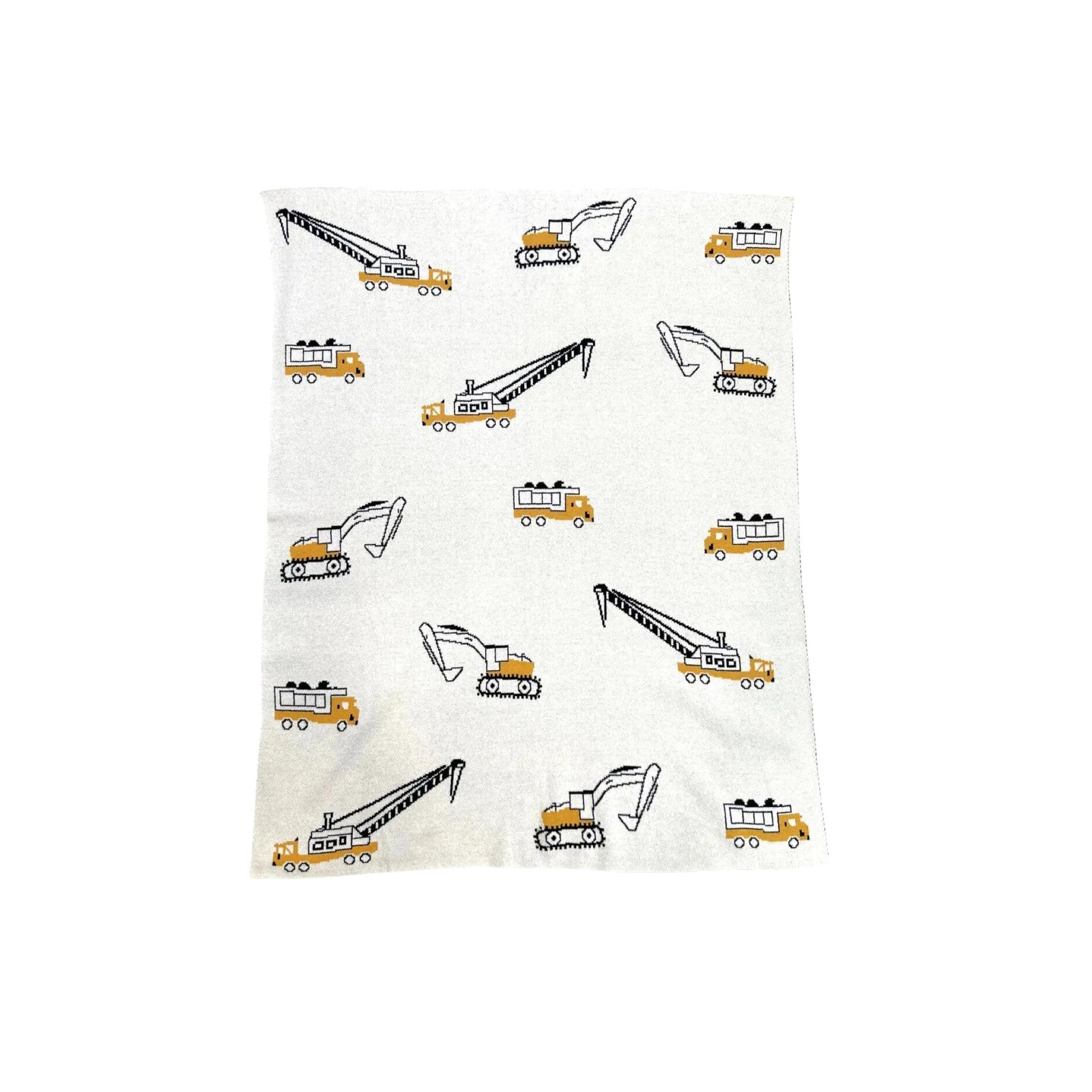 Organic Cotton Jacquard Sweater Knit Baby Blankets