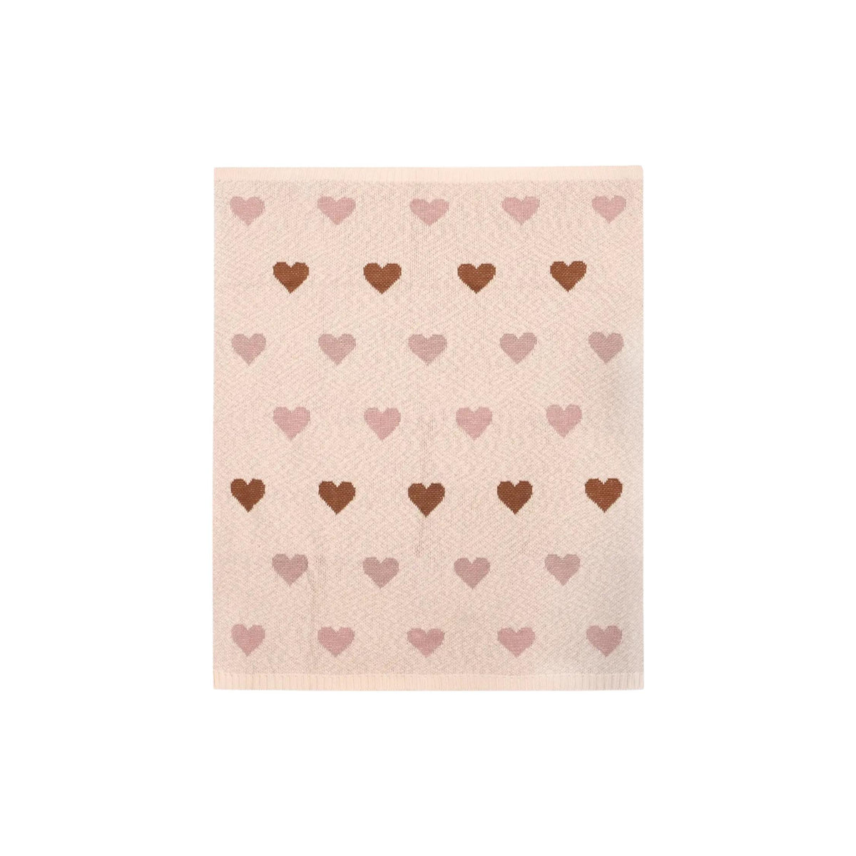 Organic Cotton Jacquard Sweater Knit Baby Blankets