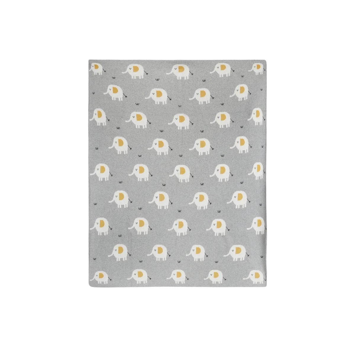 Organic Cotton Jacquard Sweater Knit Baby Blankets