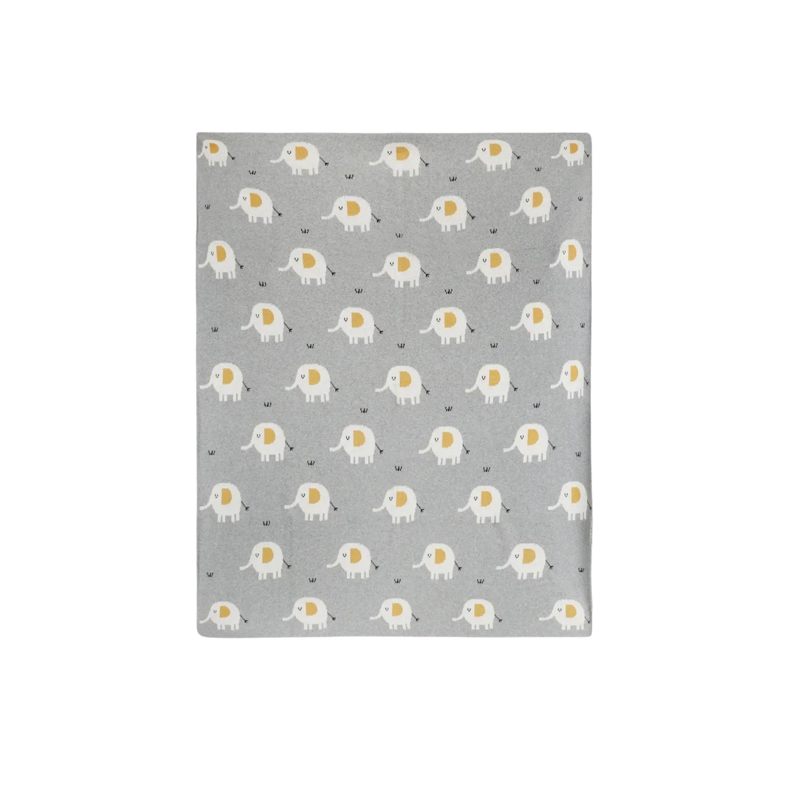 Organic Cotton Jacquard Sweater Knit Baby Blankets