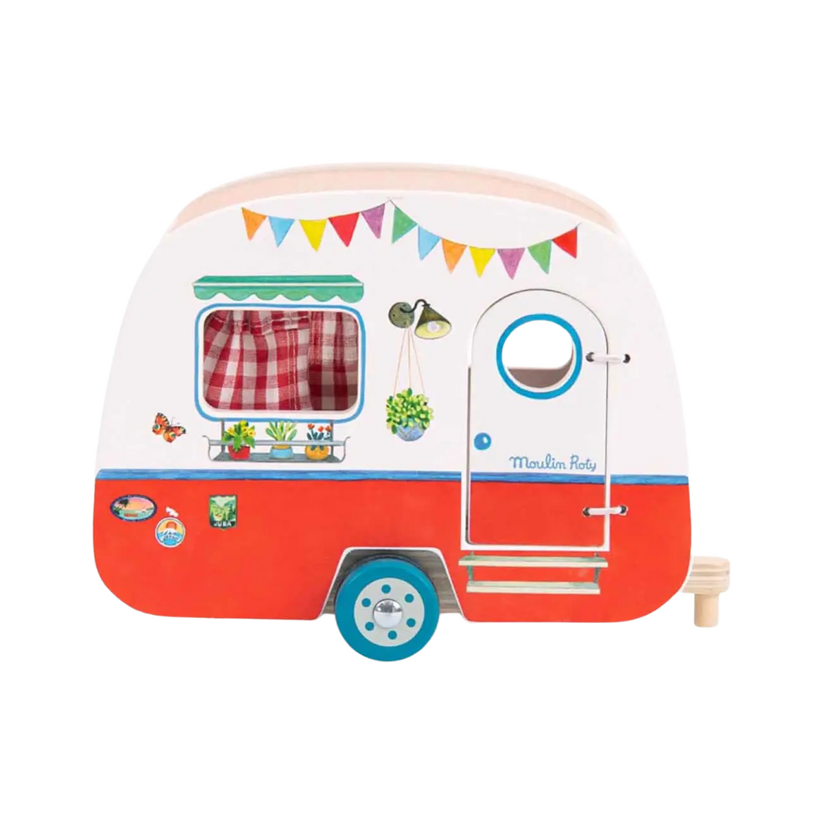 The Big Family Wooden Caravan Toy