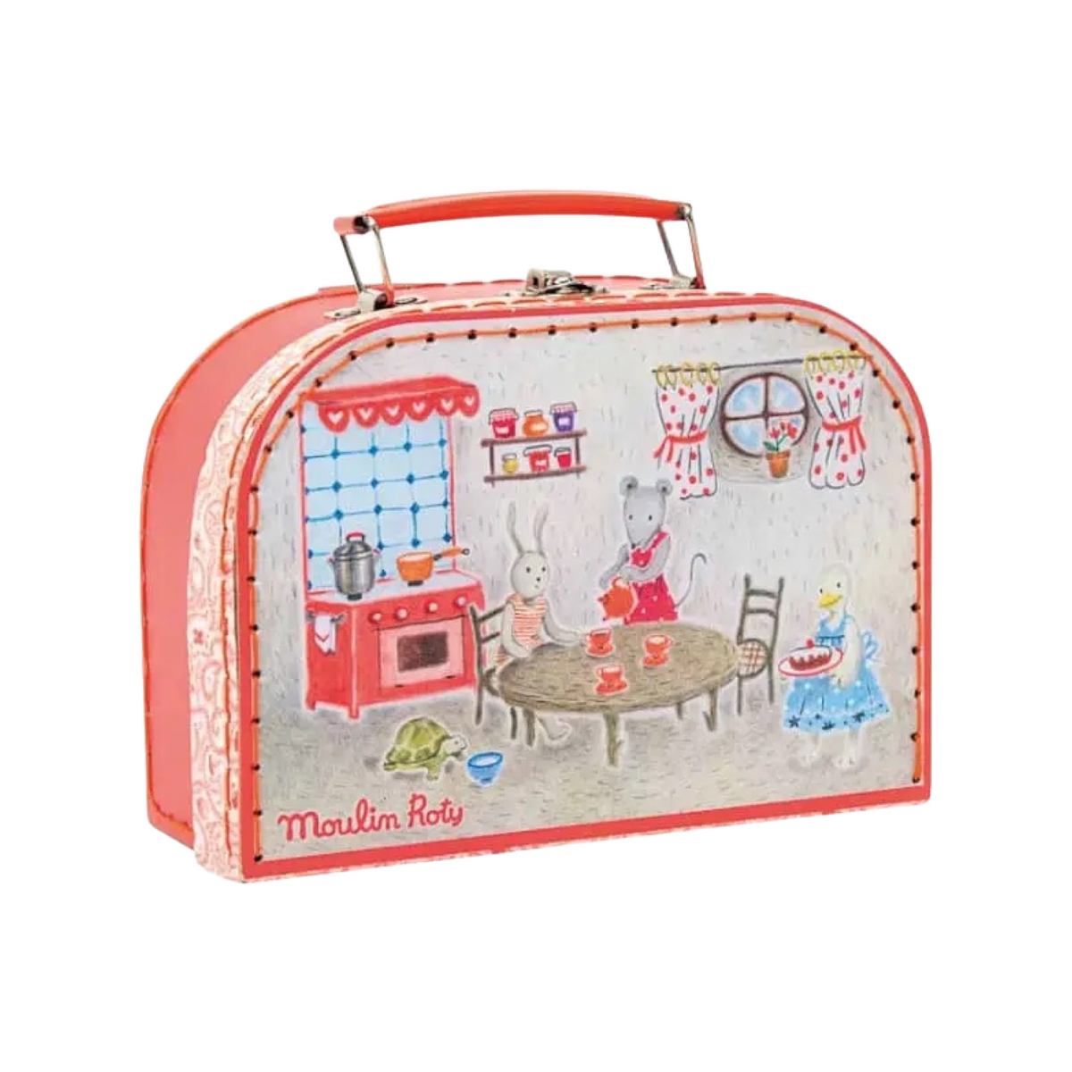 Polka Dot Ceramic Play Tea Set