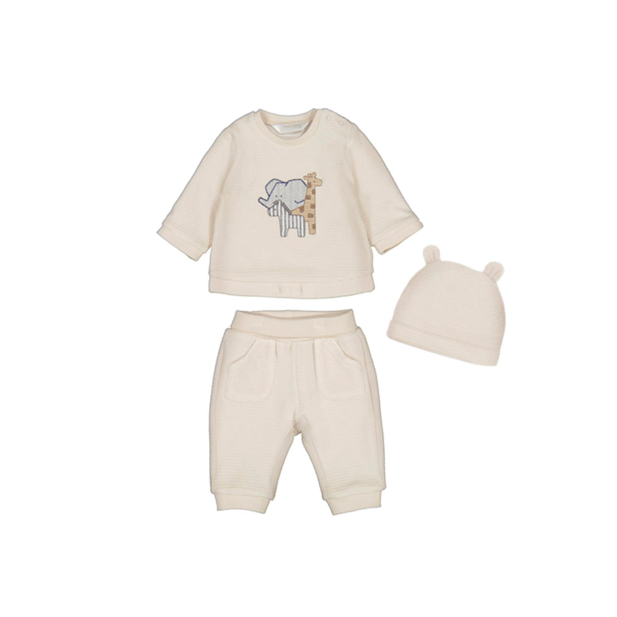 Safari Motif 3-Piece Corduroy Layette Set