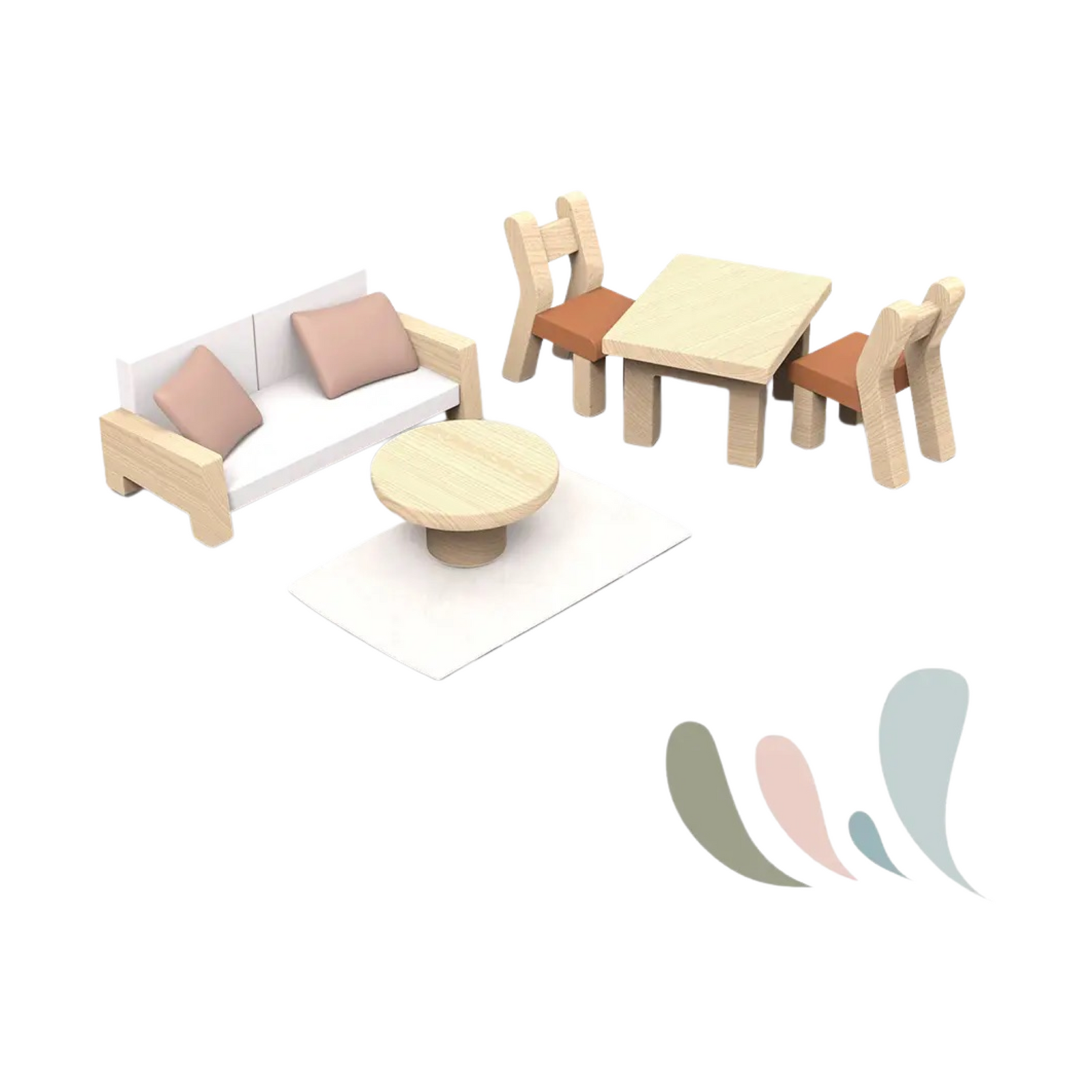 Wooden Flowers Cottage Starter Set