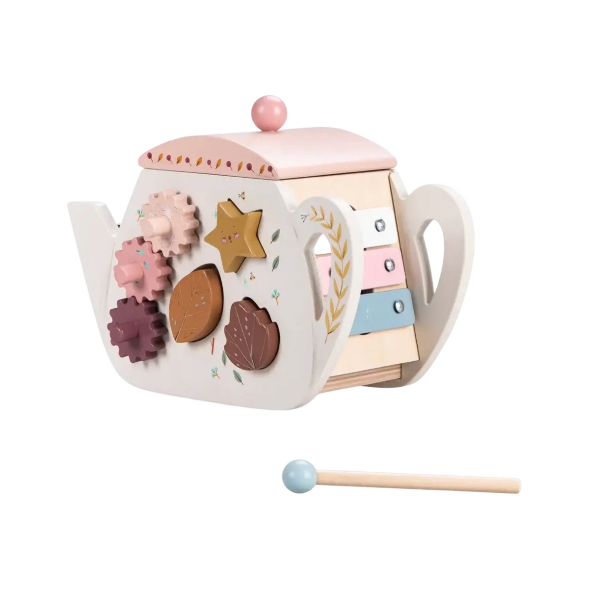 Wooden Teapot Shape Sorter