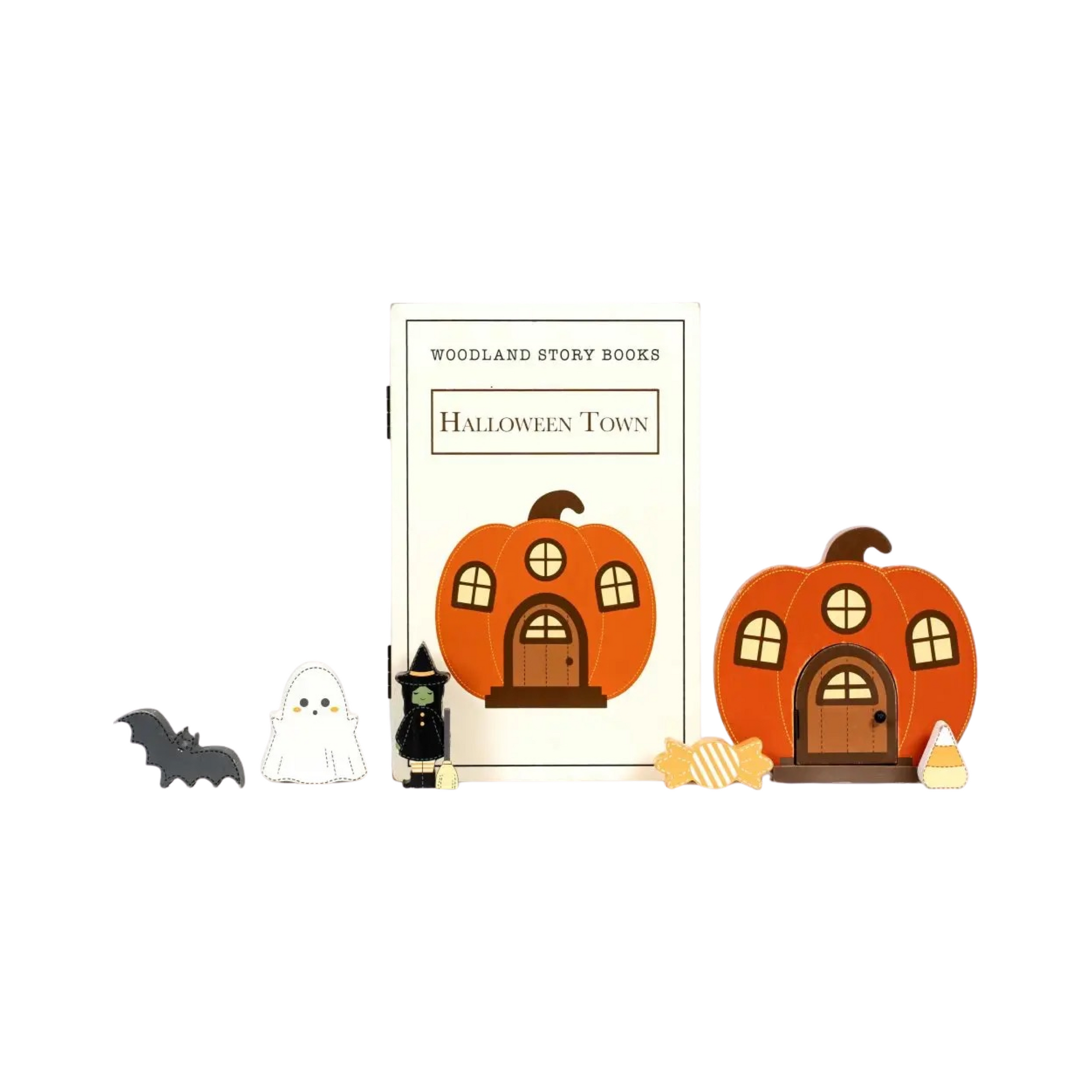 Woodland Storybook Halloween Town Gift Set