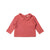 Derby Pink Ribbed Ruffle Collar Baby Shirt