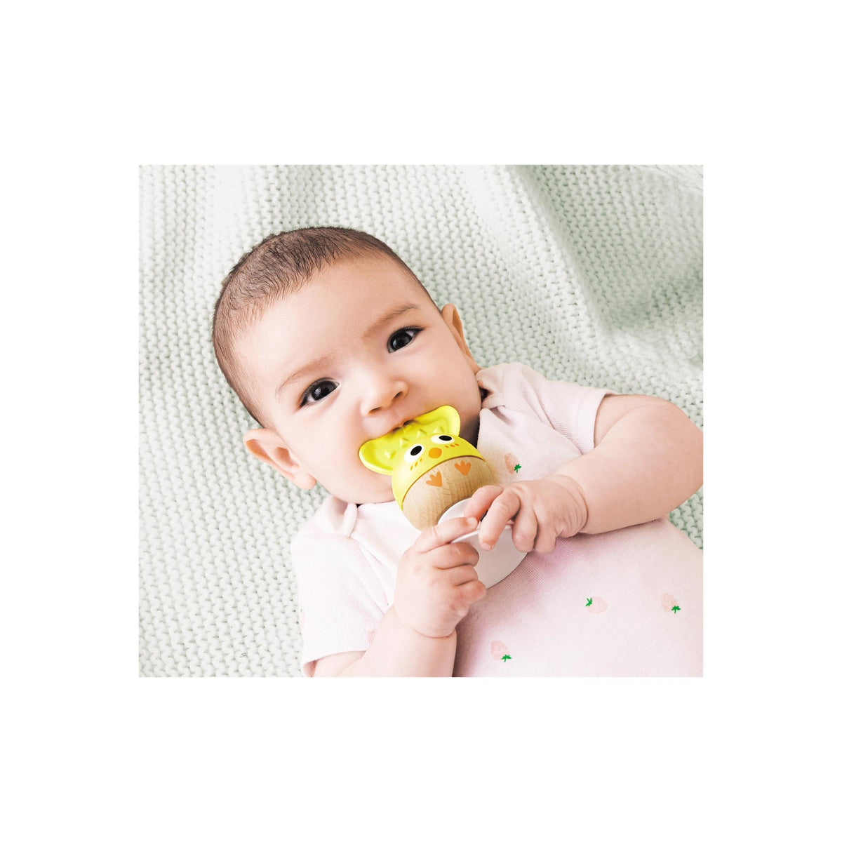 Cherry Critter Rattle Teether Trio