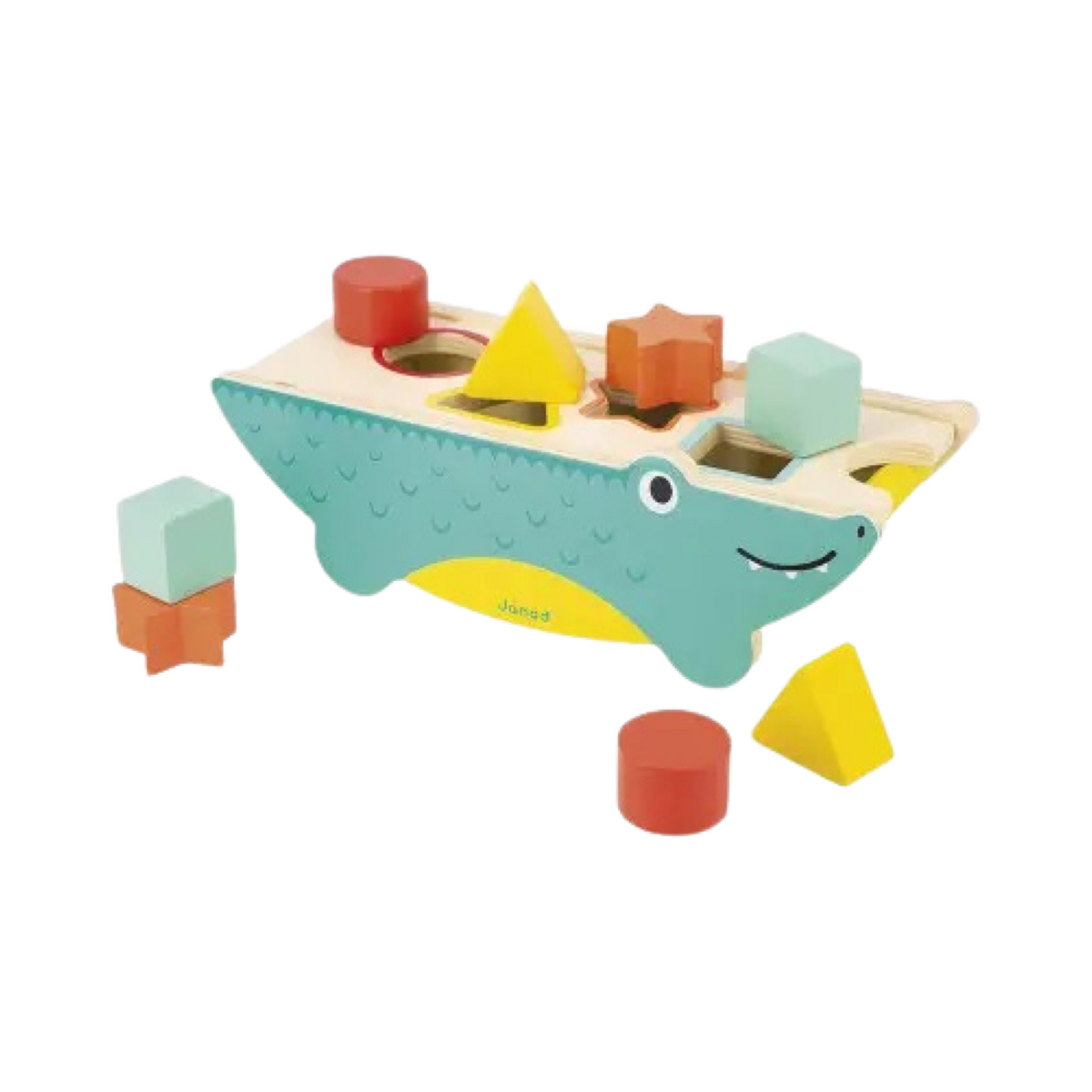 Crocodile Shape Sorter Wooden Toy