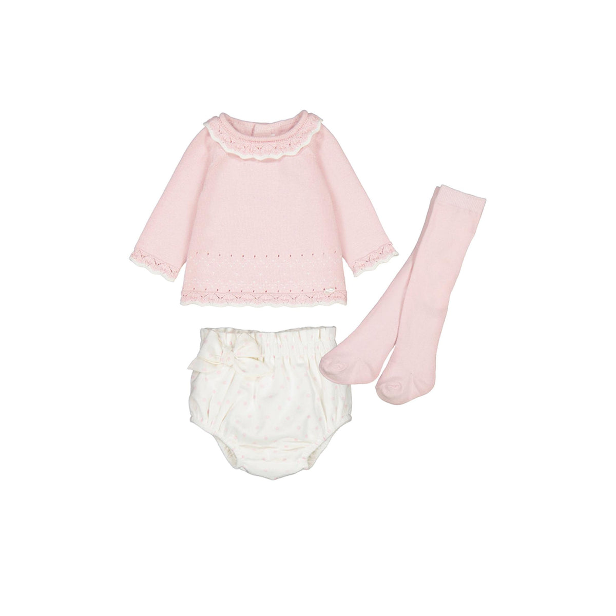 Layette Baby Girl 3-Piece Bloomer Gift Set