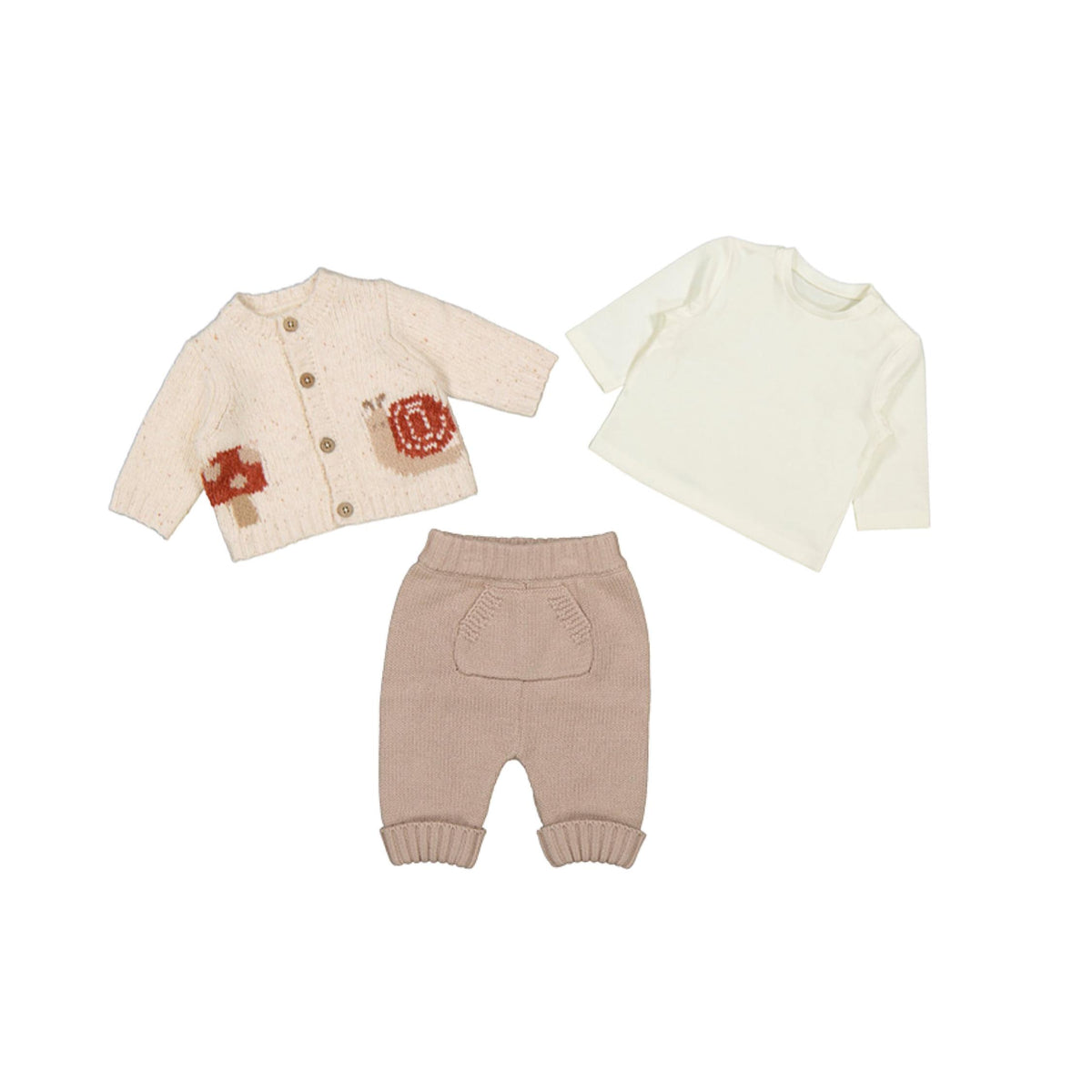 Layette Unisex 3-Piece Sweater &amp; Trouser Gift Set
