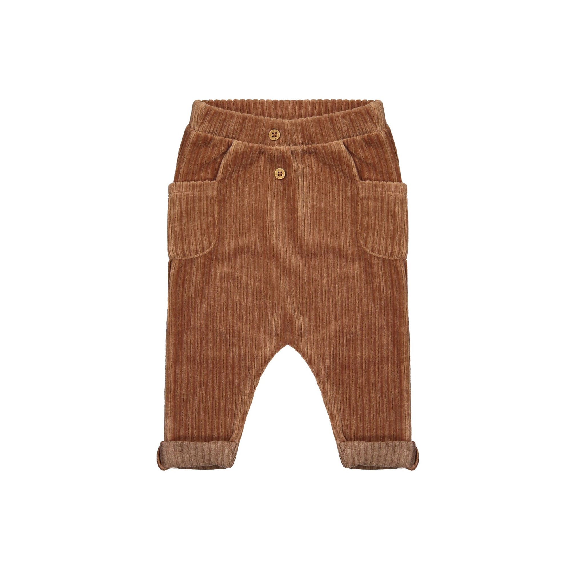 Brown Corduroy Ribbed Pant