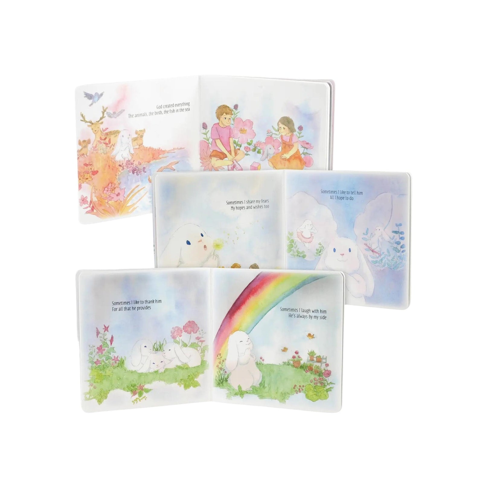 Everybunny Prays Book & Plush Bunny Reciting Prayer-Gift Set