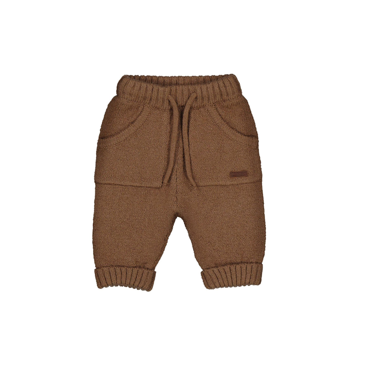 Layette Baby Boy Brown Knitted Long Pants