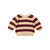 Milo Pink & Burgundy Stripe Sweater