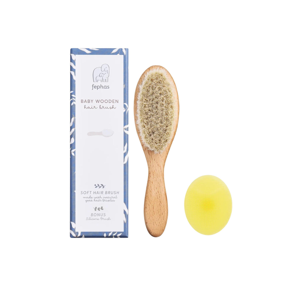 Goat Hairbrush for Newborn