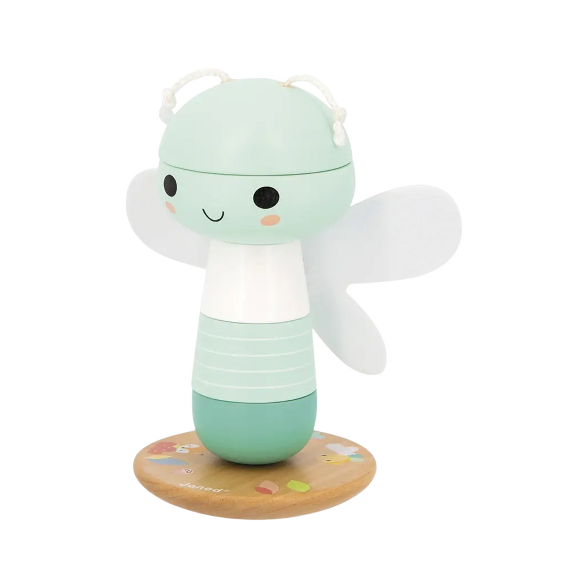 Dragonfly Stacker & Rocker Wooden Toddler Toy