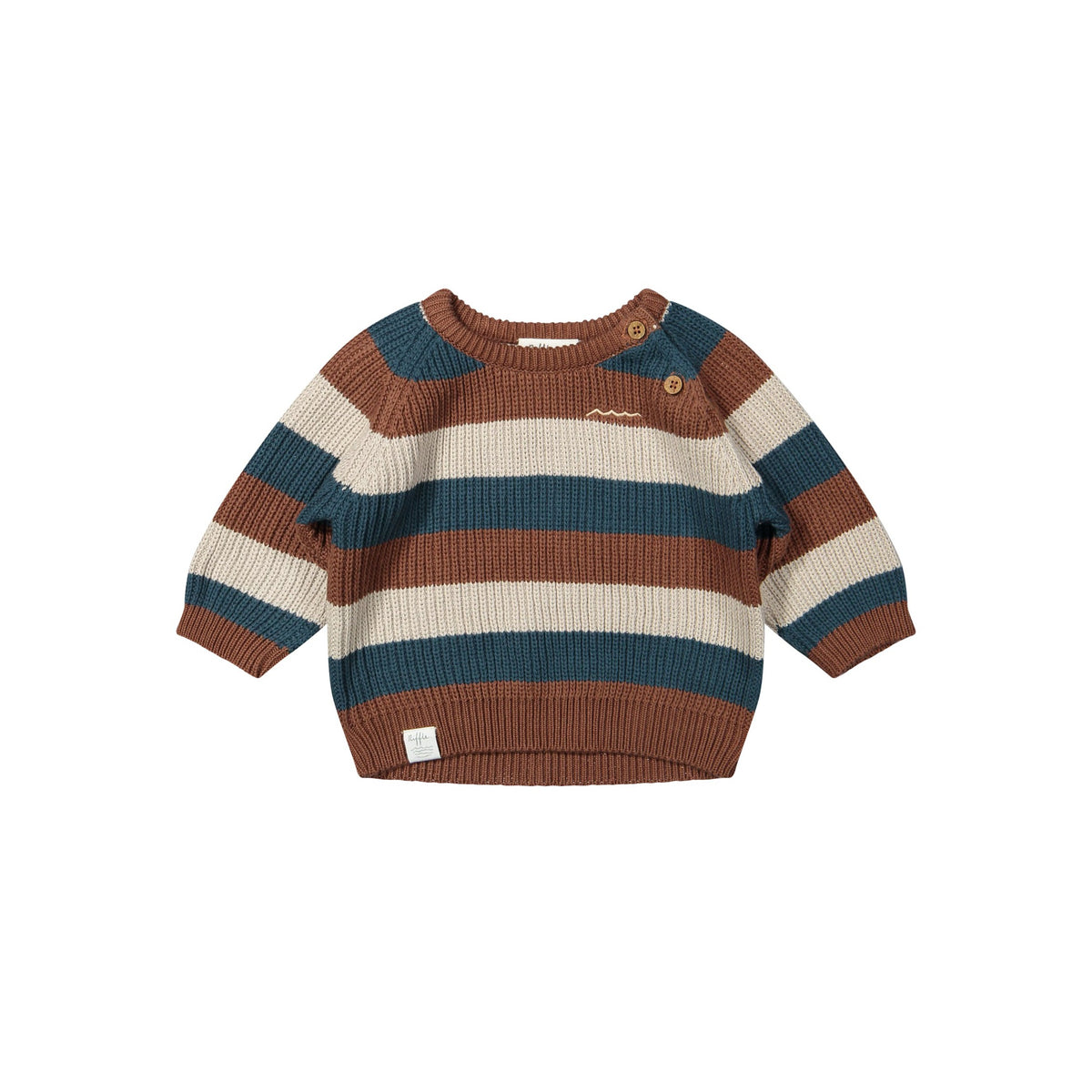 Milo Multi-Stripe Baby Boy Knit Sweater