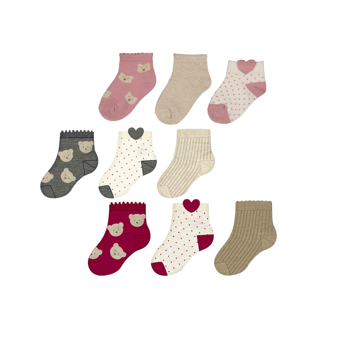 Girls’ 3-Piece Sock Sets