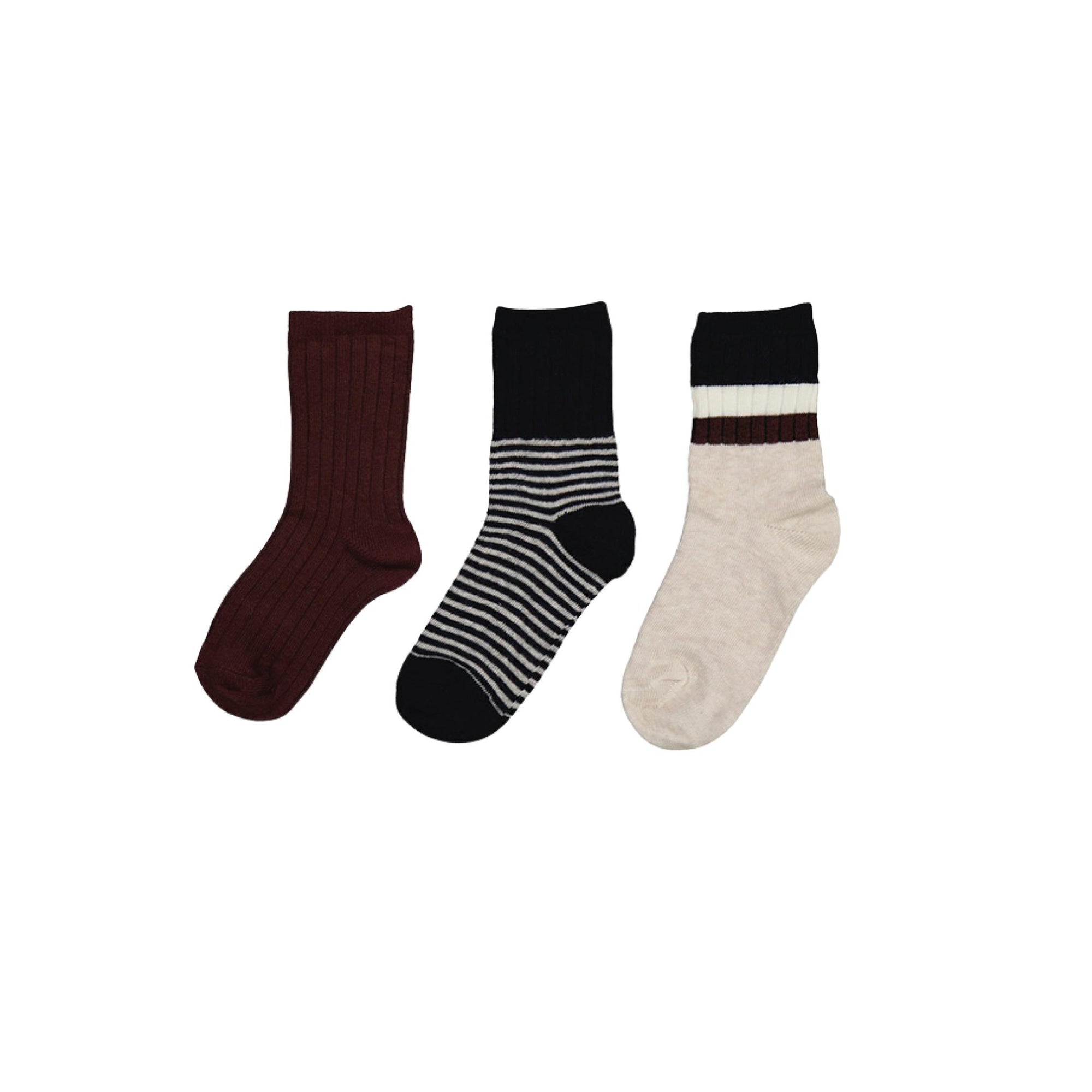 Boys’ Classic 3-Piece Crew Sock Sets