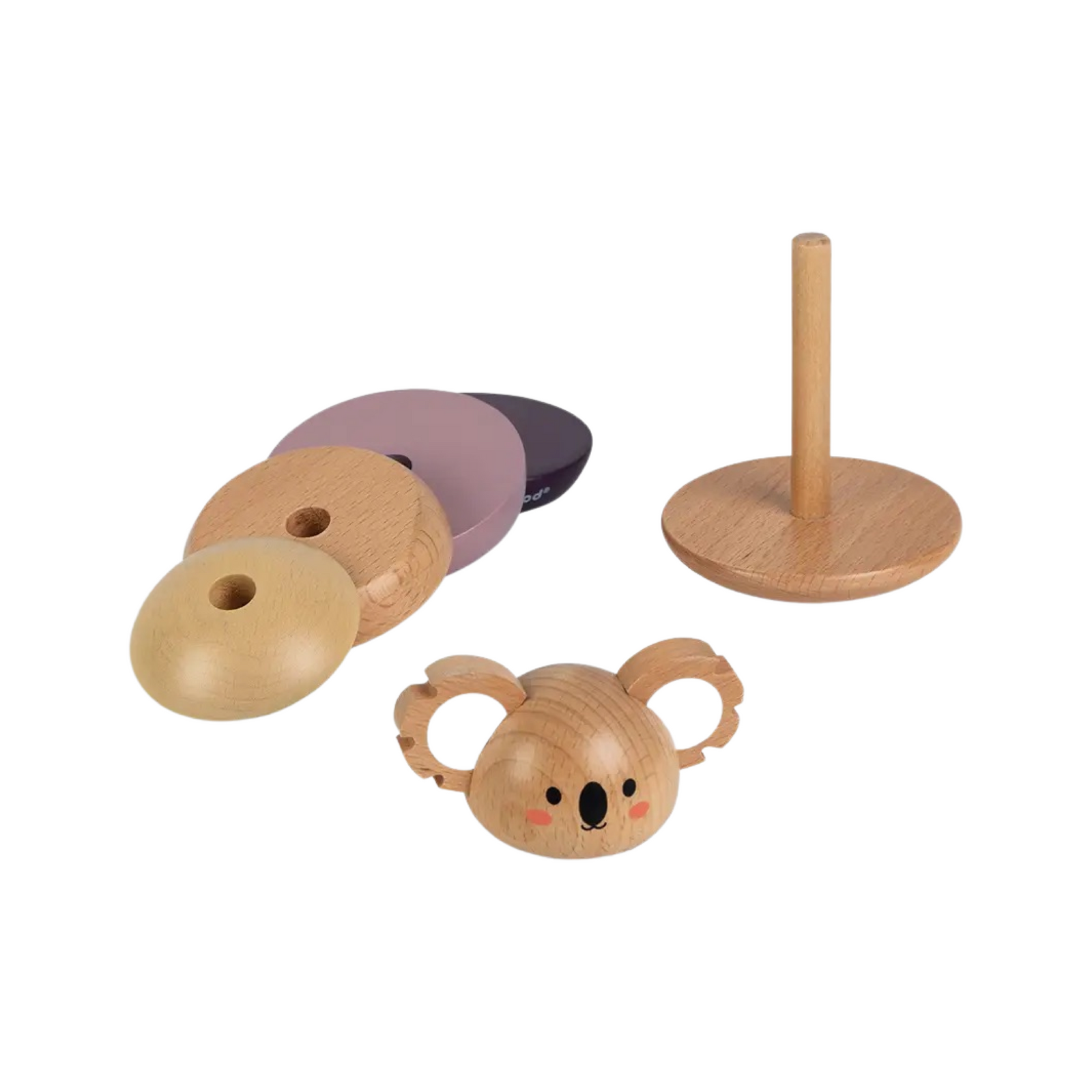 Koala Stacker And Rocker Wooden Toddler Toy