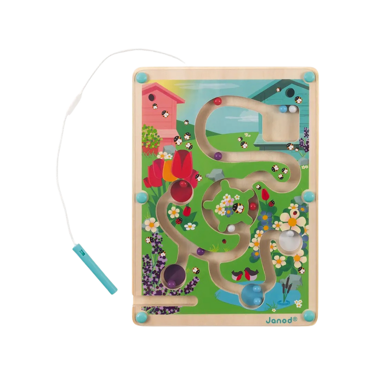 Beehive Magnetic Wooden Maze Toy