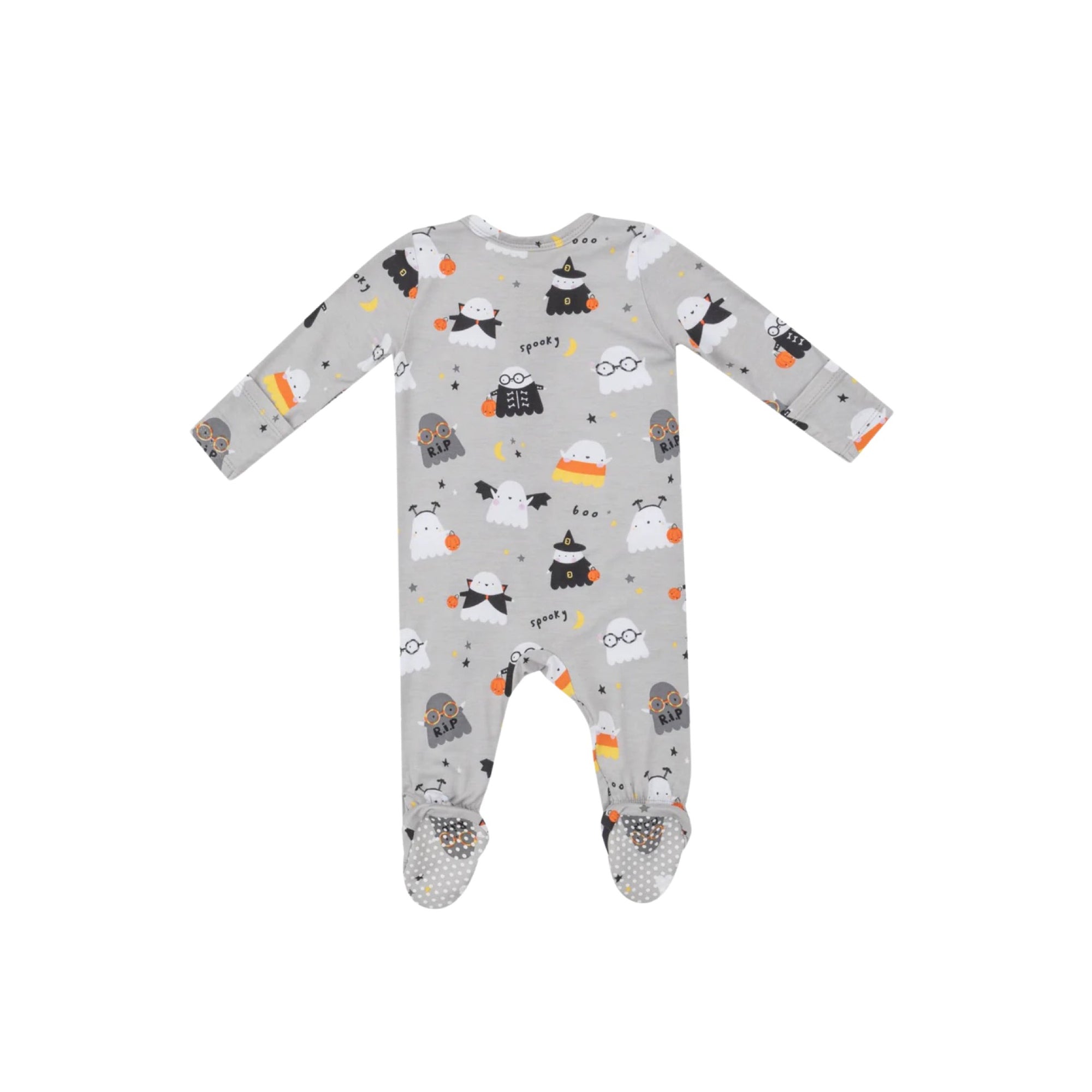 Costumed Ghost 2-Way Zipper Footie