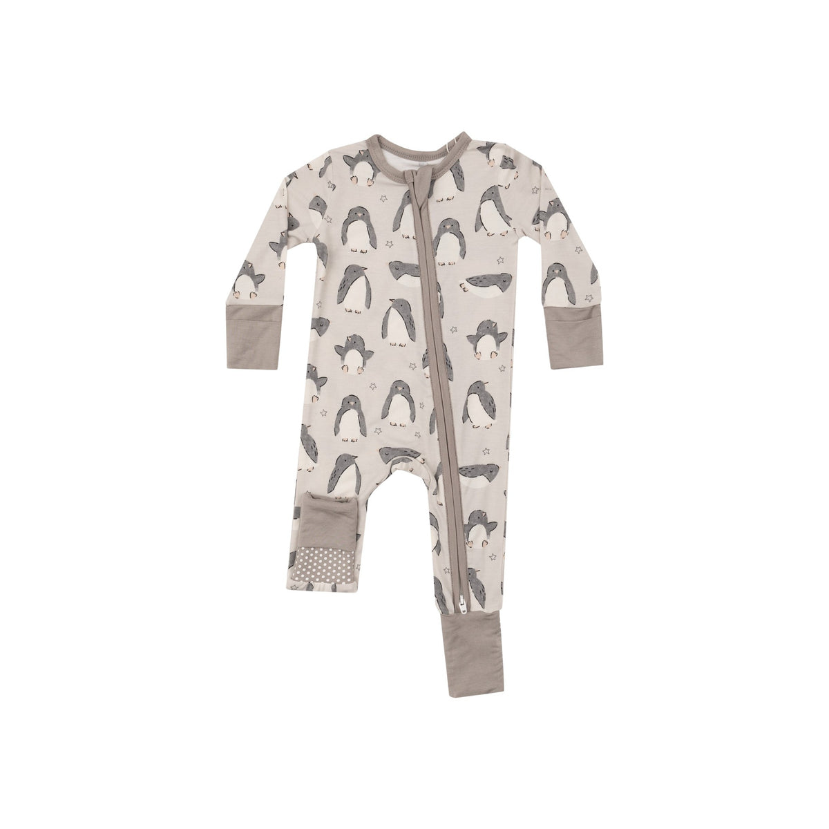 Penguin Pals 2-Way Zipper Romper