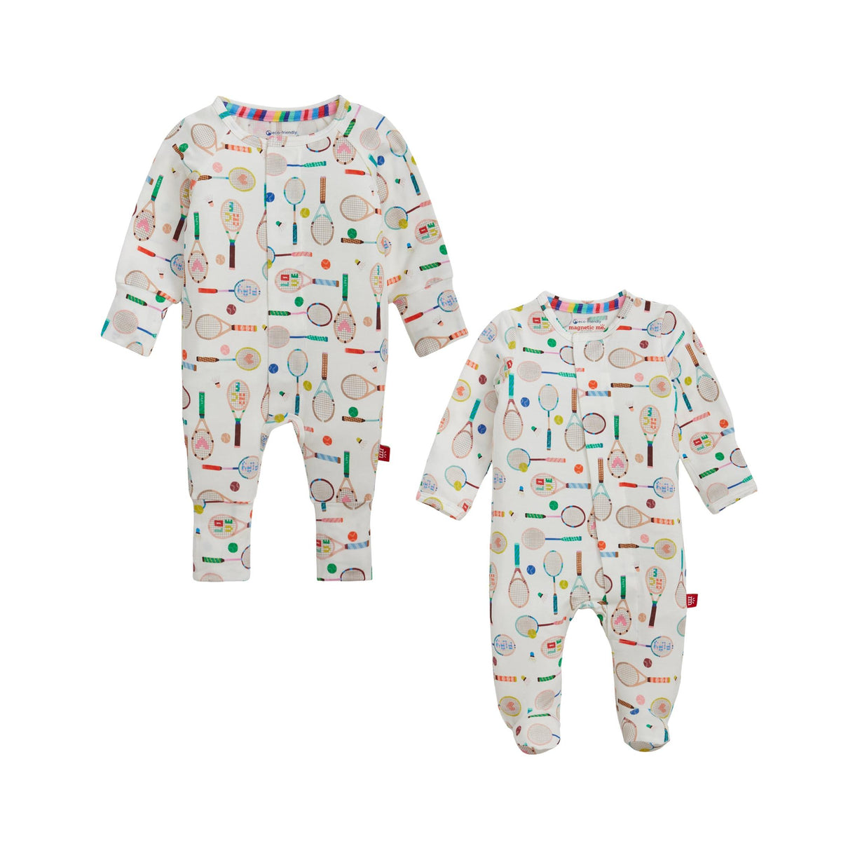Love All Magnetic Closure Footie