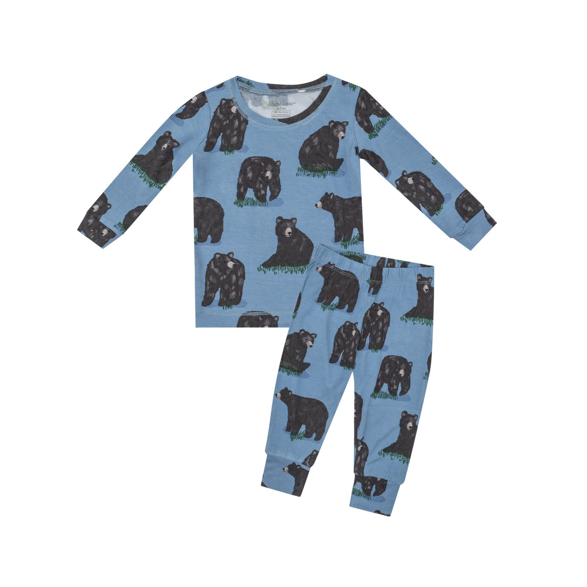 Black Bears Long Sleeve Loungewear Set