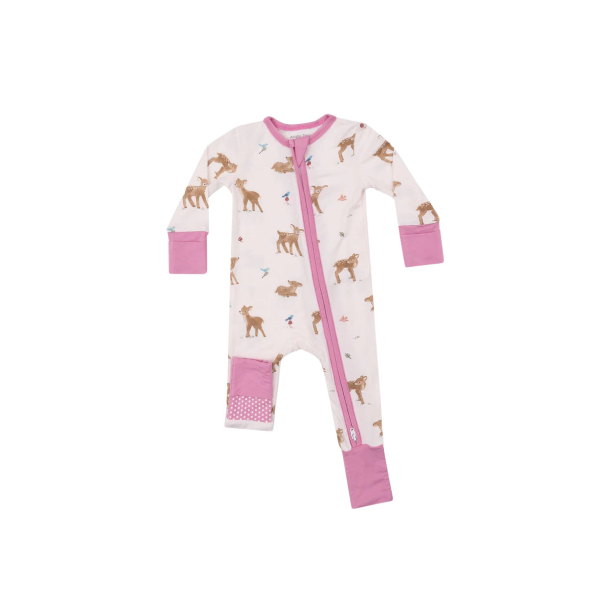 Soft Deer 2-Way Zipper Romper