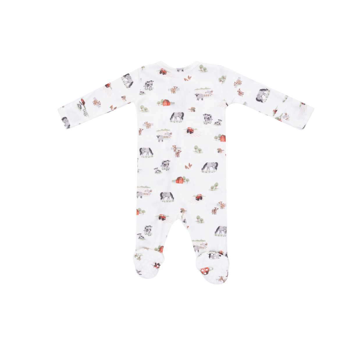 Little Farm 2 Way Zipper Footie