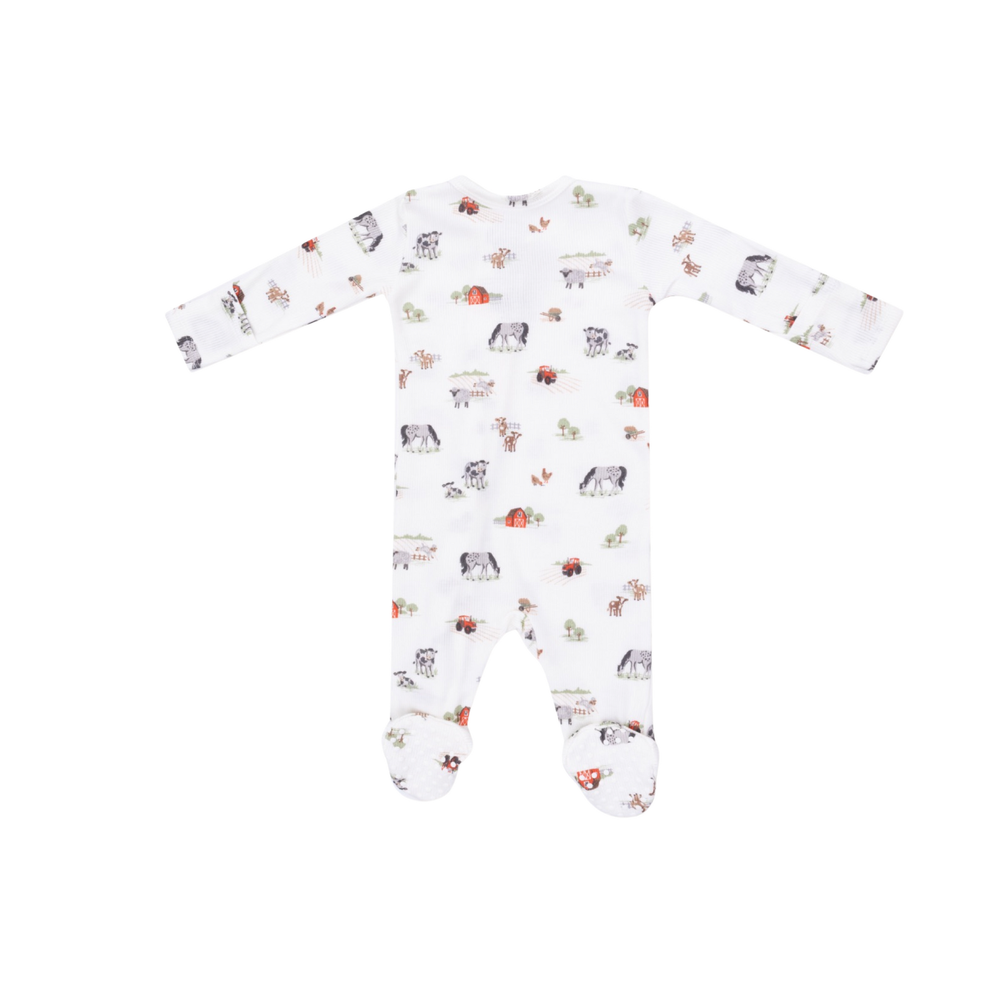 Little Farm 2 Way Zipper Footie