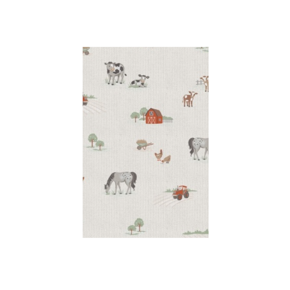 Little Farm 2 Way Zipper Footie