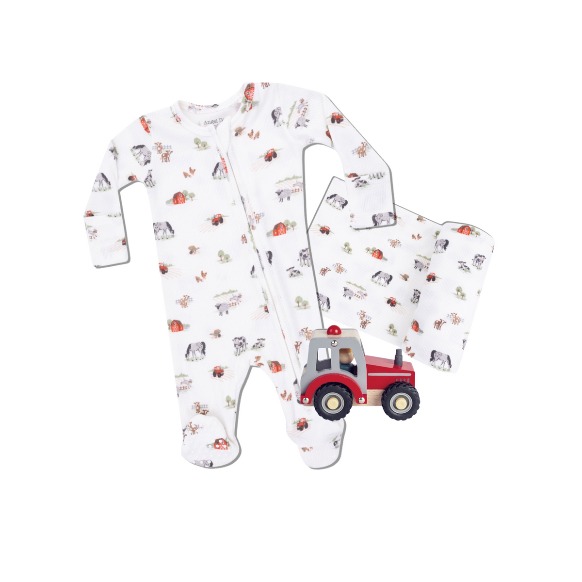 Little Farm Swaddle Blanket