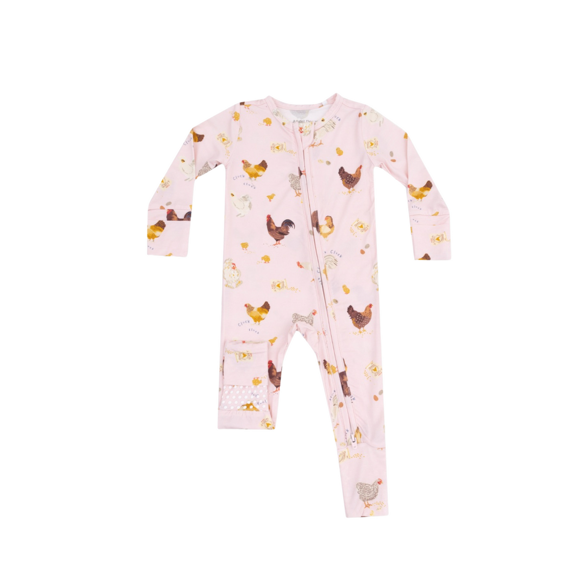 Pink Collector Chickens 2 Way Zipper Romper