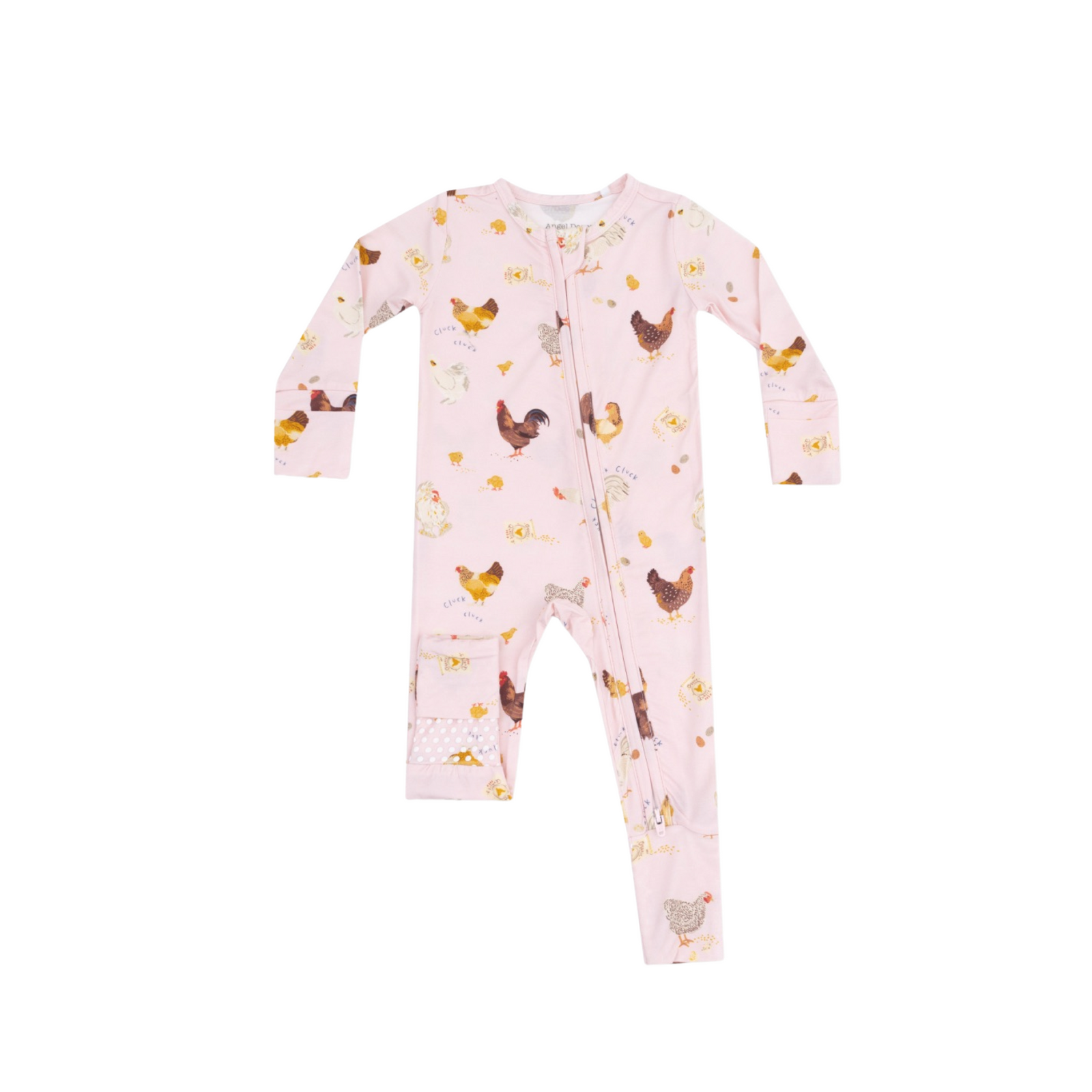 Pink Collector Chickens 2 Way Zipper Romper