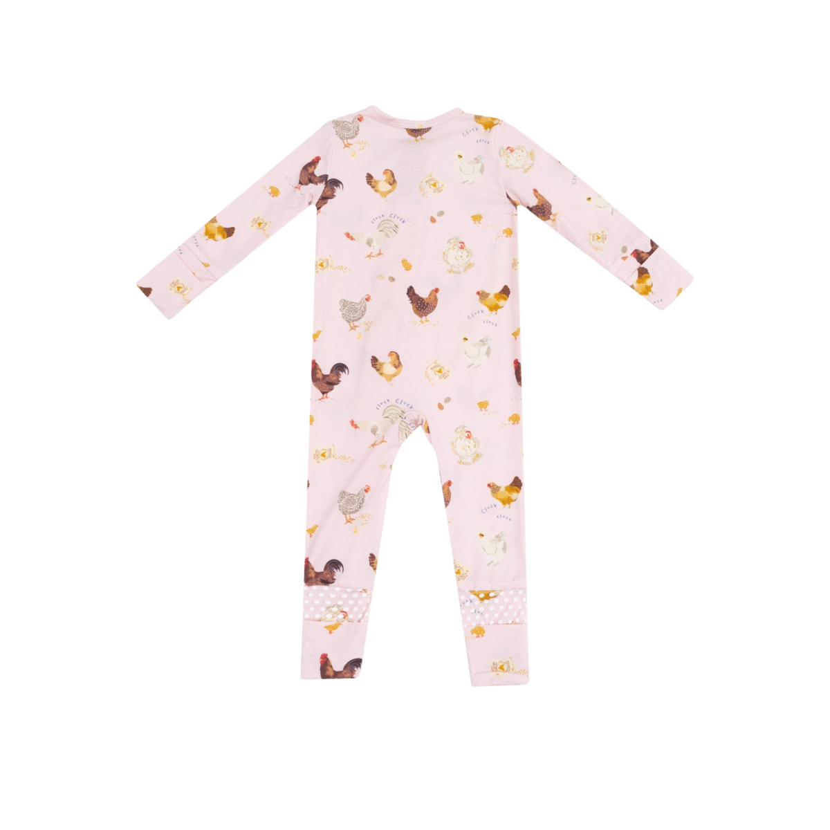 Pink Collector Chickens 2 Way Zipper Romper