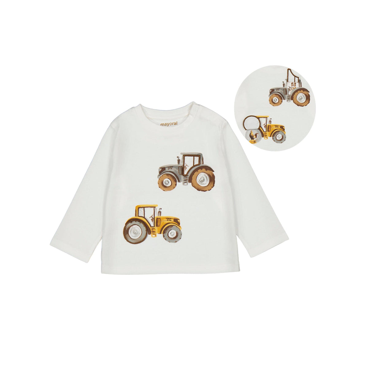 Boys’ Tractor Print Shirt