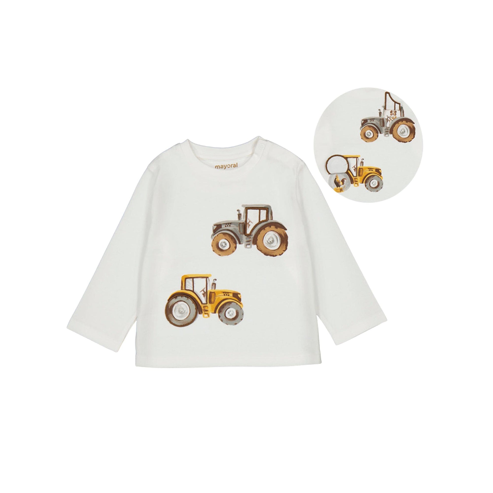 Boys’ Tractor Print Shirt