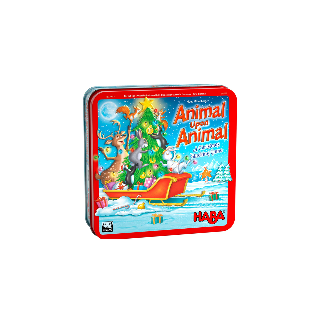 Animal Upon Animal Christmas Stacking Game