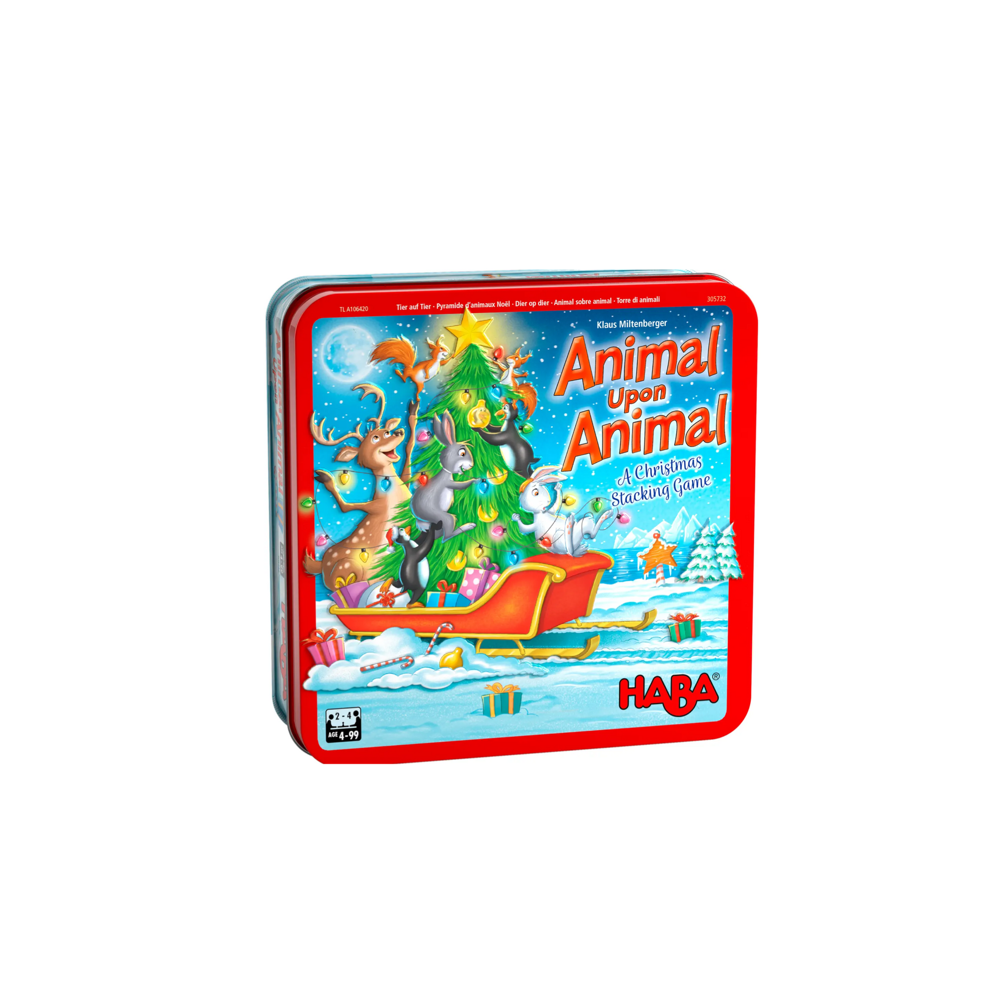 Animal Upon Animal Christmas Stacking Game