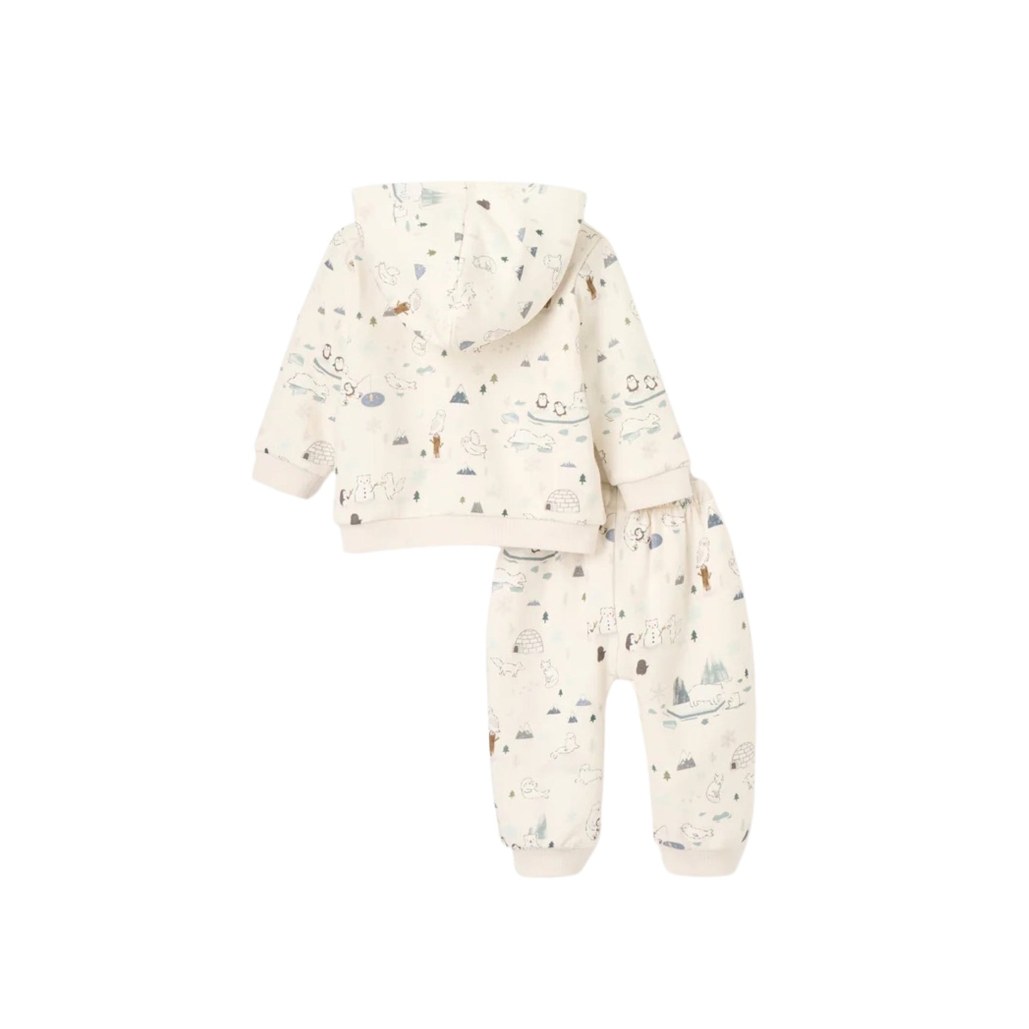 Enchanted Snow Globe Fleece Hoodie & Jogger Baby Set