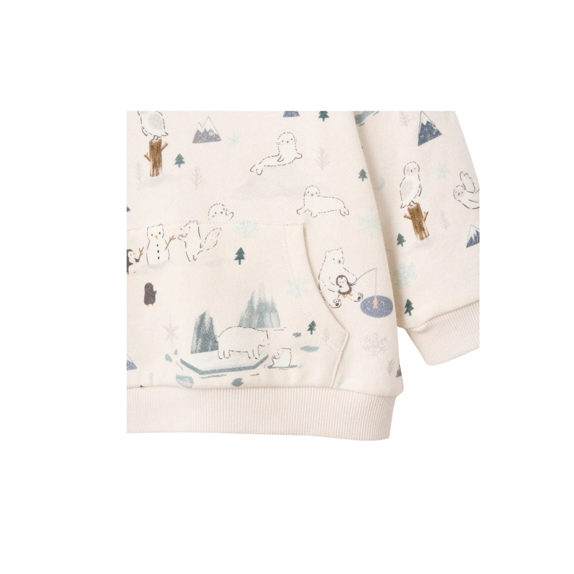 Enchanted Snow Globe Fleece Hoodie & Jogger Baby Set