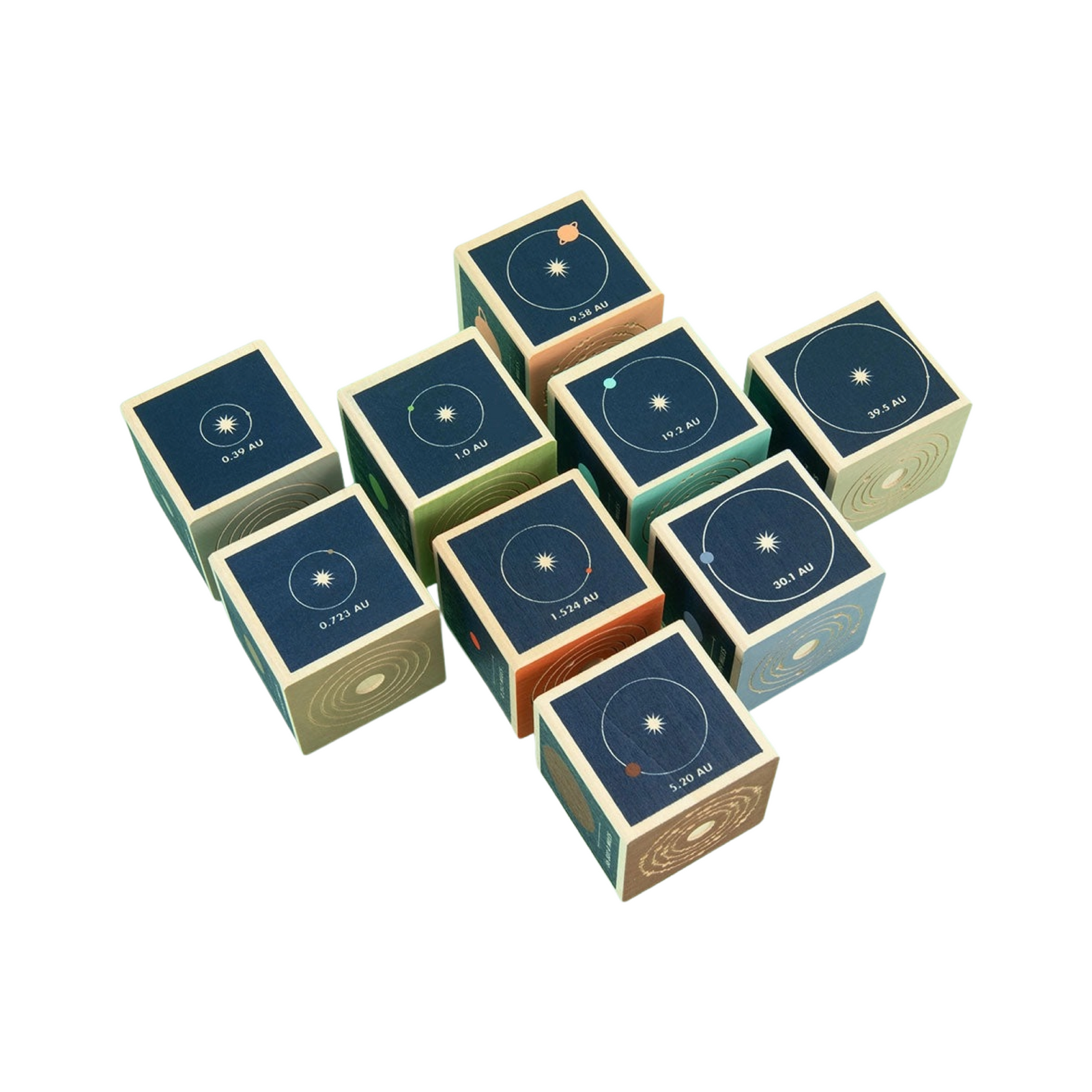 Planet Wooden Blocks