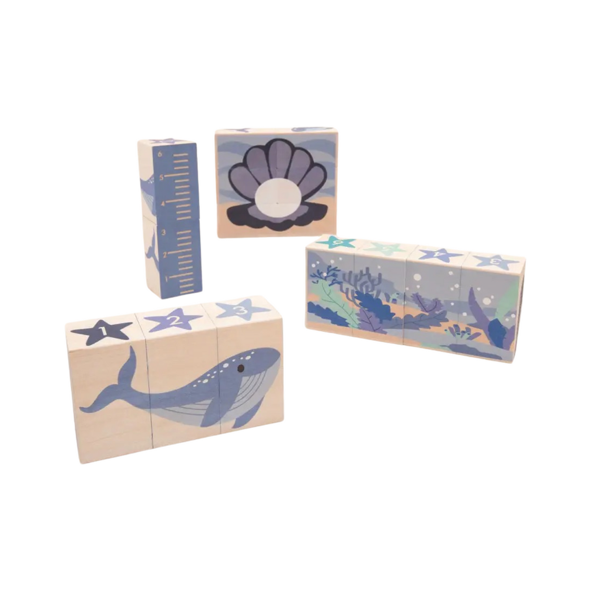 Ocean Environments Wooden Blocks