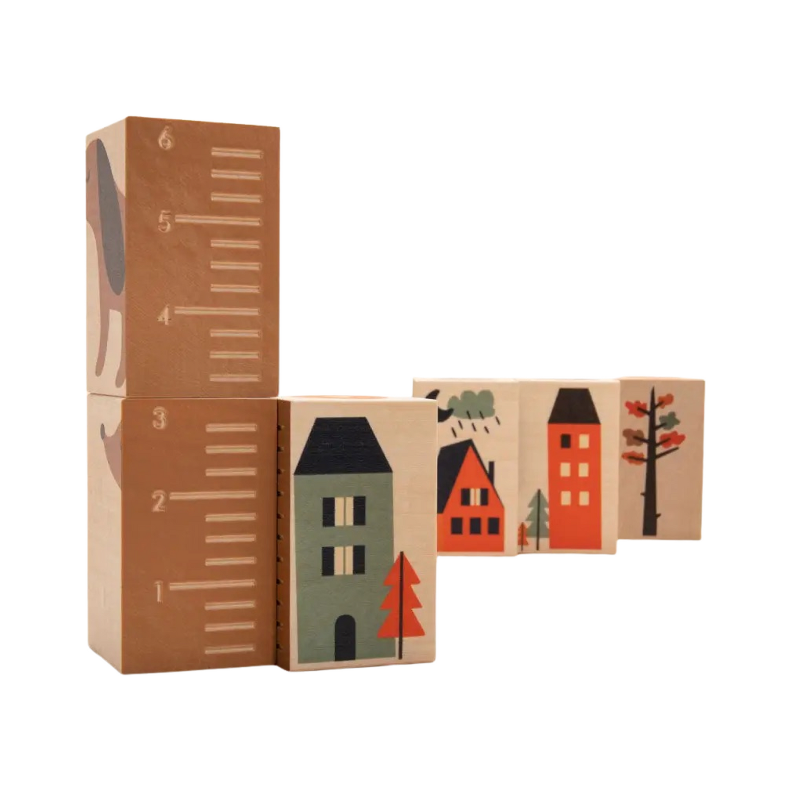 Neighborhood Environments Wooden Blocks